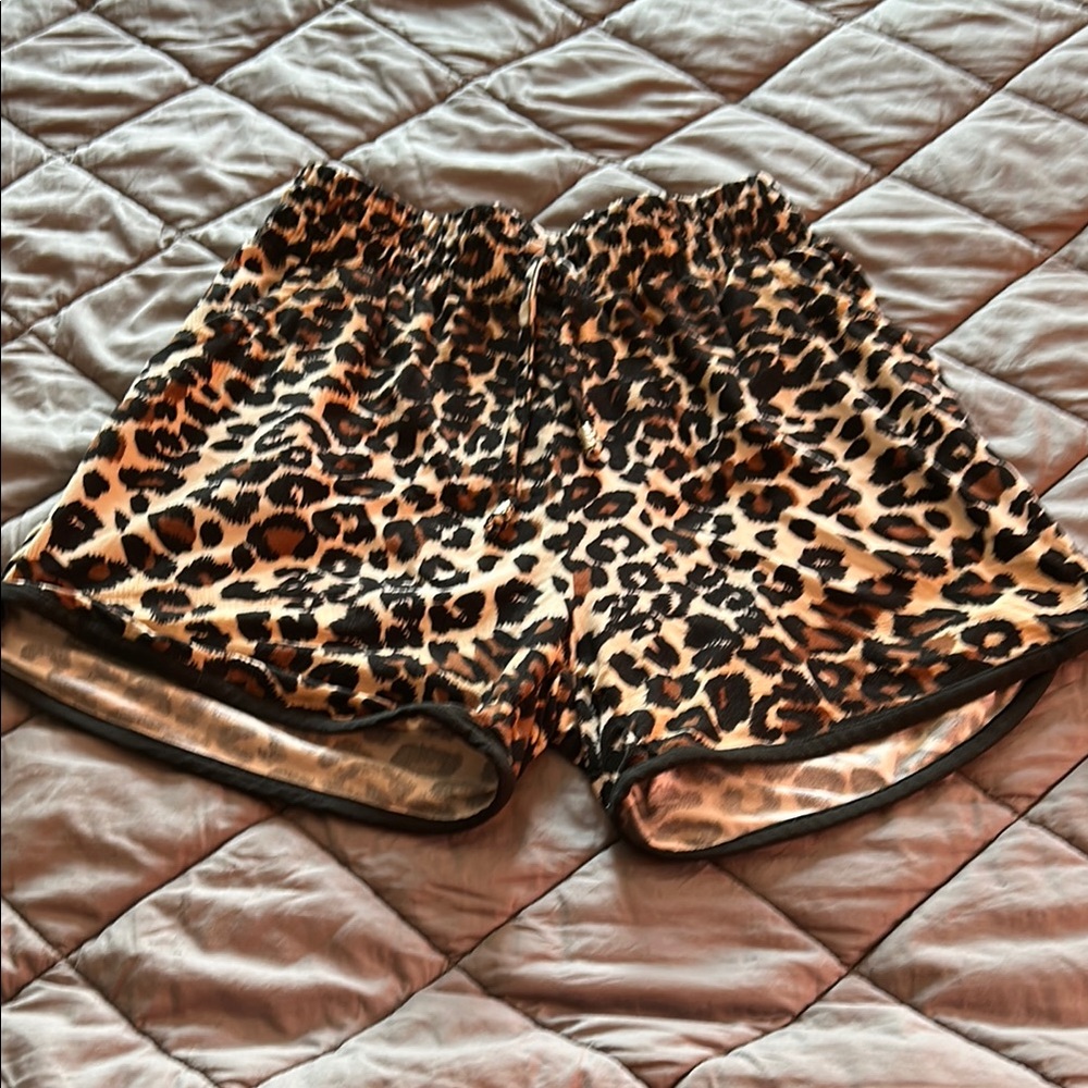 Leopard Print Women's Shorts